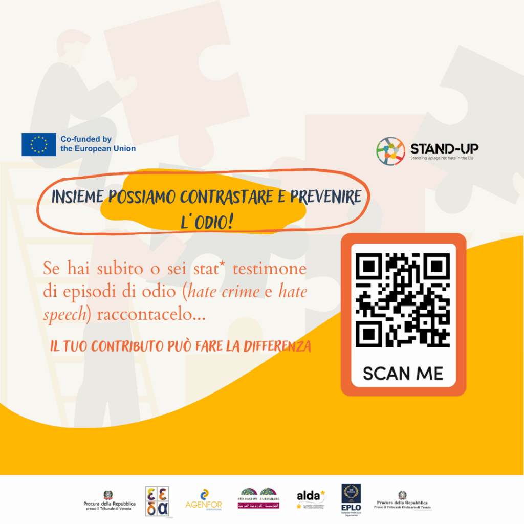 Insieme possiamo contrastare e prevenire l’odio!
