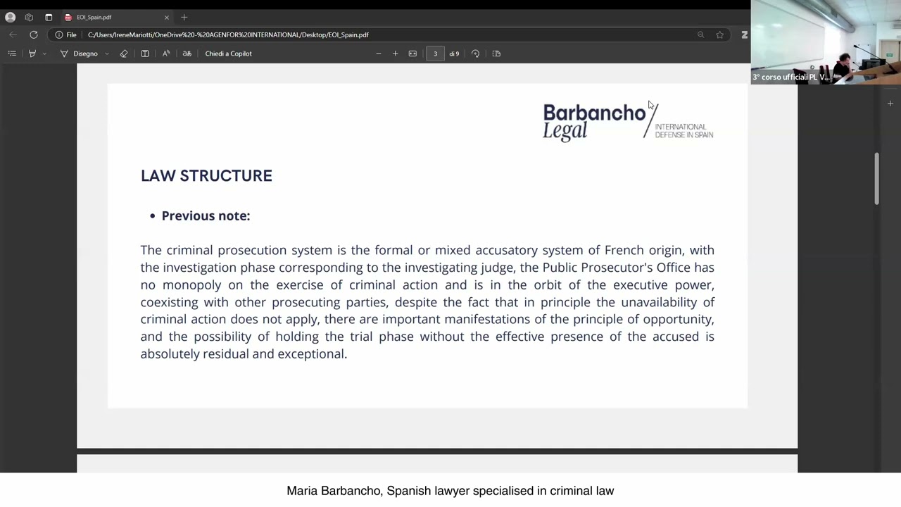Implementation of the EIO in the Spanish legal order